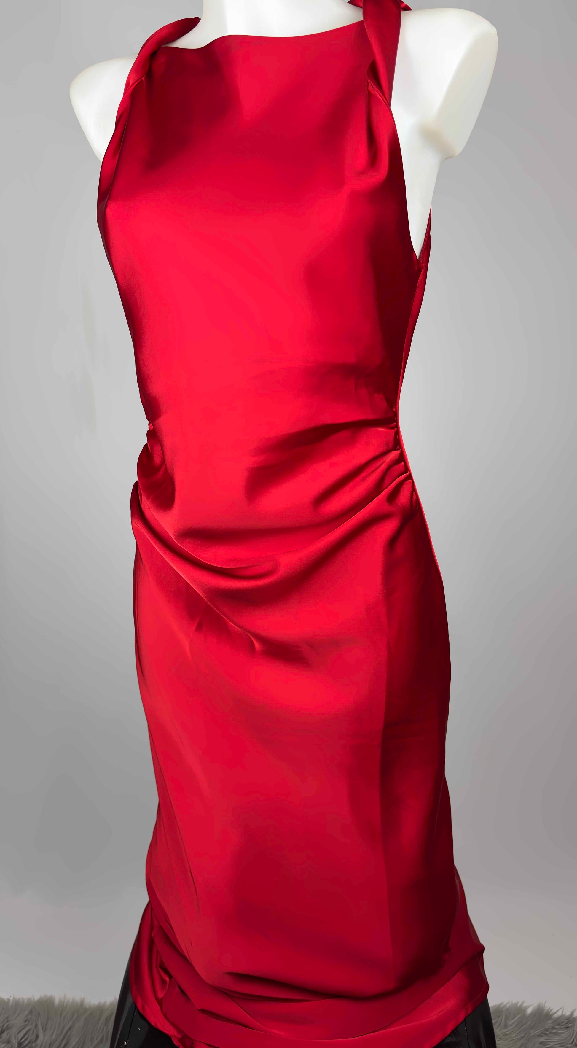 ROBE MIDI SANS MANCHES